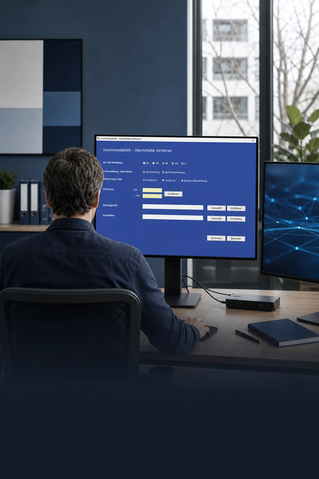 Sichere Statistikübermittlung mit InsoDaten im modernen Büro